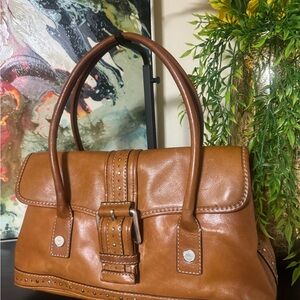 Michael Kors Brown Leather Satchel